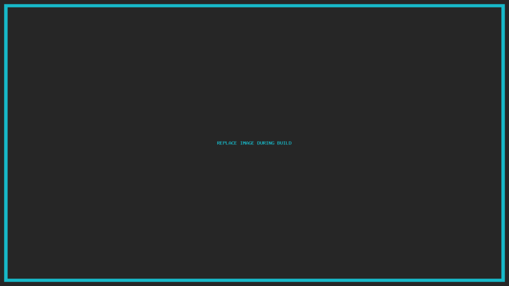 REPLACE IMAGE DURING BUILD